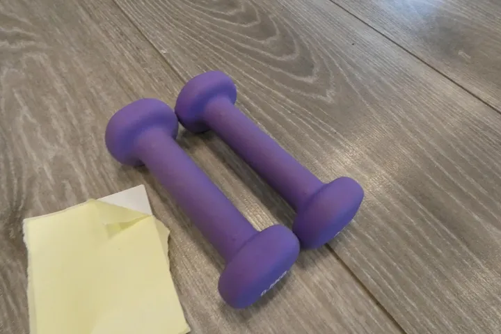 1 Paar Powrx Kurzhanteln, 0,5 kg, lila